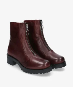 Botines Traveris B-1377 M en burdeos