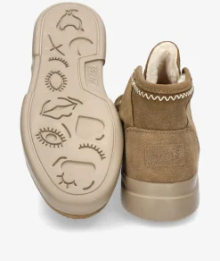 Botines Walk in Pitas ASPEN en serraje cuero