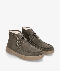 Botines Walk in Pitas ONTARIO en serraje gris