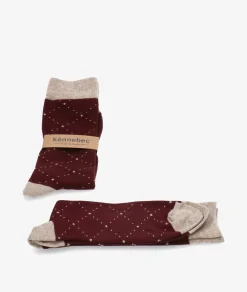 Calcetines Kénnebec en burdeos