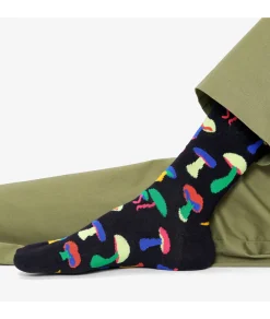 Calcetínes unisex HAPPY SOCKS MMU01-9300 en negro