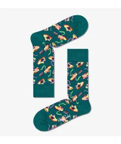 Calcetínes unisex HAPPY SOCKS RFI01-7500 en verde