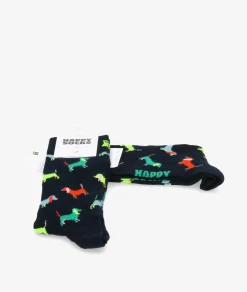 Calcetínes unisex HAPPY SOCKS PUL01-6500 en azul marino