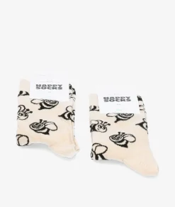 Calcetínes unisex HAPPY SOCKS P000136 en beige