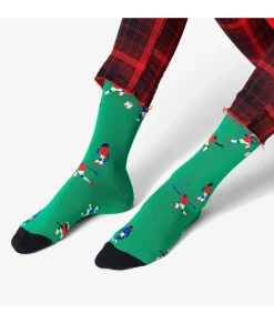 Calcetínes unisex HAPPY SOCKS FOO01-7300 en verde