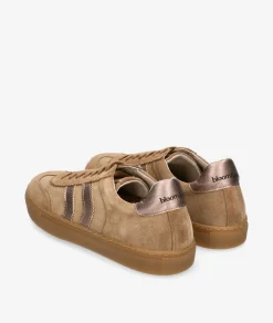 Deportivos bloom&you NOVA en serraje taupe