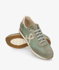 Deportivos bloom&you VERA en serraje verde