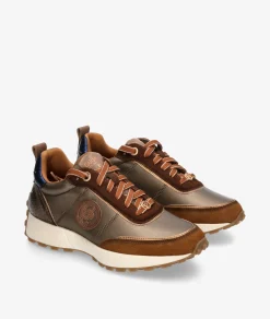 Deportivos Carmela 162699 en taupe metalizado