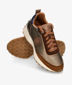 Deportivos Carmela 162699 en taupe metalizado