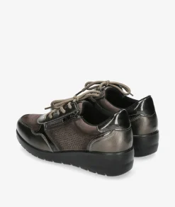 Deportivos DOCTOR CUTILLAS 45411 en taupe metalizado