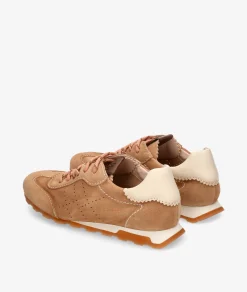 Deportivos Hispanitas HV264502 en serraje camel