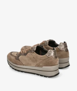 Deportivos Igi&Co 8676511 en serraje taupe