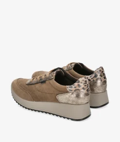 Deportivos Imac 858239 en serraje taupe