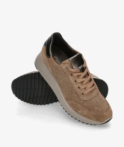 Deportivos Imac 858220 en serraje taupe