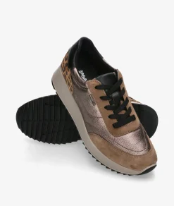 Deportivos Imac 858248 en taupe metalizado