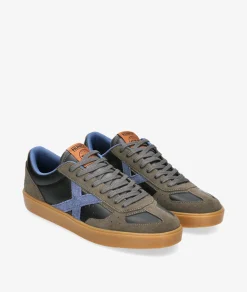 Deportivos MUNICH BREAK en serraje gris