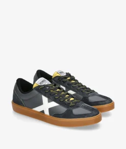 Deportivos MUNICH BREAK en serraje gris