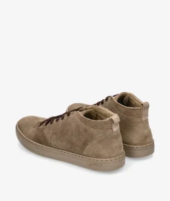 Deportivos Natural World 6721 en serraje taupe