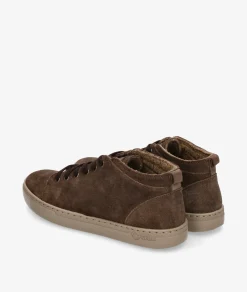 Deportivos Natural World 6721 en serraje marrón