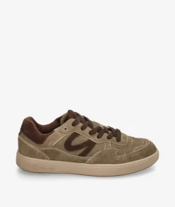 Deportivos Natural World 8456 en serraje taupe