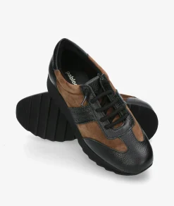 Deportivos pabloochoa.shoes GEO 20-BANDA PICADA en serraje taupe