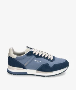 Deportivos Pepe Jeans HAILON BASIC en azul marino