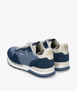 Deportivos Pepe Jeans HAILON BASIC en azul marino