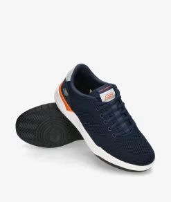 Deportivos Skechers 210793 en azul marino