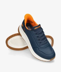 Deportivos Skechers 118424 en azul marino