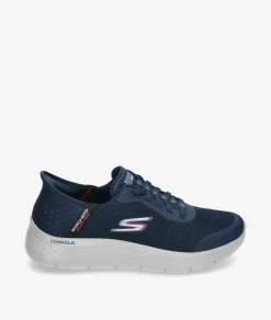Deportivos Skechers 216324 en azul marino