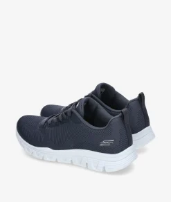 Deportivos Skechers 117700 en azul marino