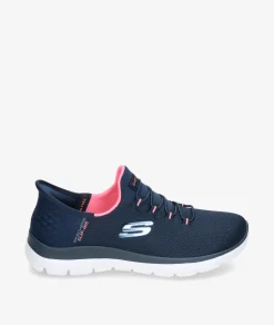 Deportivos Skechers 150123 en azul marino