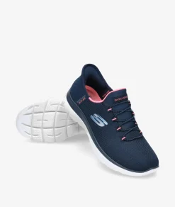 Deportivos Skechers 150123 en azul marino