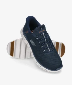 Deportivos Skechers 233010 en azul marino