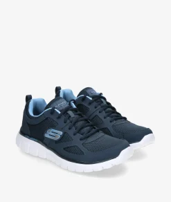 Deportivos Skechers 52635 en azul marino