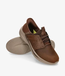 Deportivos Skechers 210828 en cuero