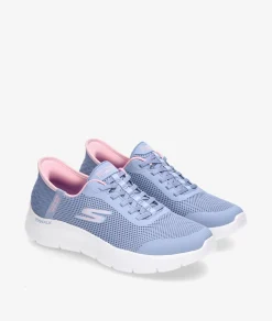 Deportivos Skechers 124836 en jeans