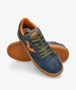 Deportivos Victoria 8806111 en serraje azul