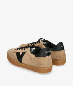 Deportivos Victoria 1126219 en serraje taupe