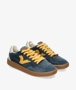 Deportivos Victoria 8806102 en serraje azul