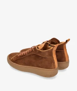 Deportivos Walk & Fly EST-03-104 en serraje cuero