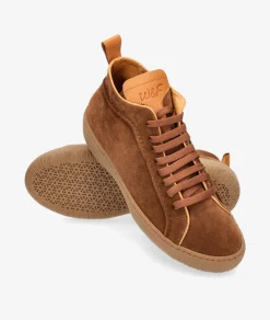 Deportivos Walk & Fly EST-03-104 en serraje cuero