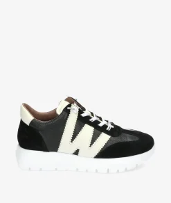 Deportivos Wonders A-2476 en negro