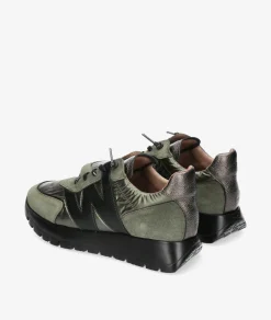 Deportivos Wonders A-2464 en caki