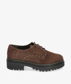 DOBLE PISO Kénnebec 684 TACHITAS en serraje marrón