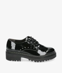 DOBLE PISO Kénnebec 684 TACHITAS en charol negro