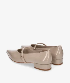 Merceditas Stephen Allen K19123-29 PAN en charol taupe