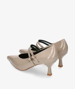Merceditas Stephen Allen SELENE 3699-7 en charol taupe