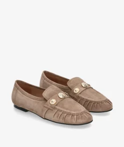 Mocasines bloom&you ROMINA en ante taupe