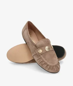 Mocasines bloom&you ROMINA en ante taupe